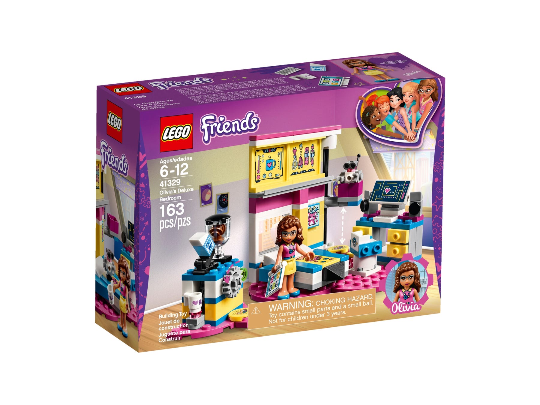 Lego Friends, La cameretta deluxe di Olivia – Lego – 41329 – Mastro  Geppetto Giocheria