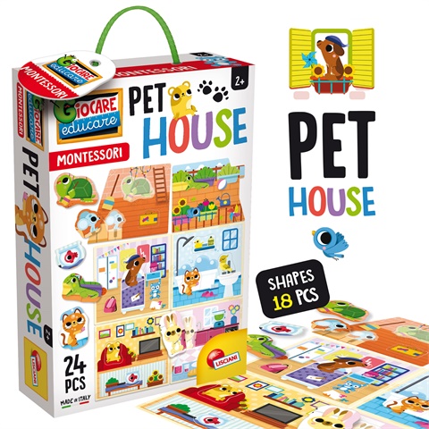 Montessori Pet House – Lisciani – 80120 – Mastro Geppetto Giocheria